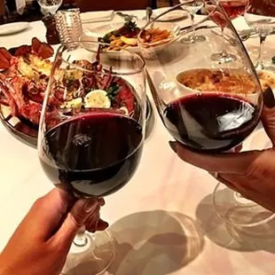 Cheers to another great dinner!