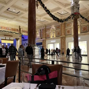 View from restaurant