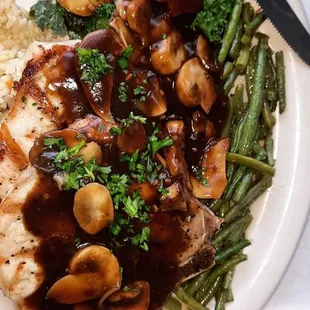 Bourbon pork chops