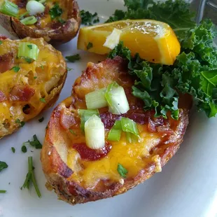 Potato skin appetizer