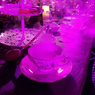 Gin drink post smoke bubble