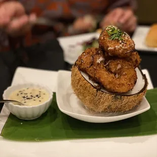 Coconut prawn shrimp