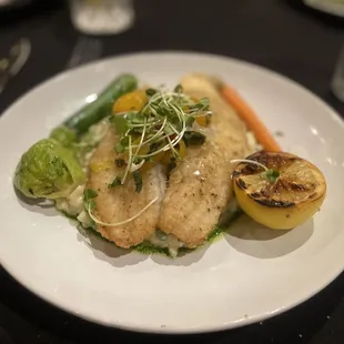 a plate of food on a table