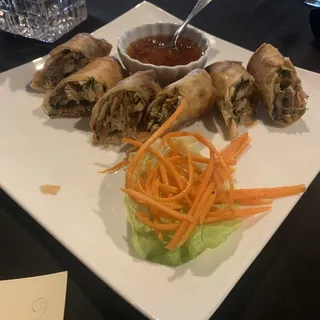 Chicken & Wild Mushroom Spring Rolls
