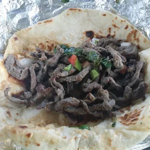 Carne Asada breakfast taco- delicious!