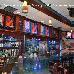 the bar