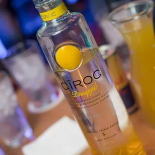 a bottle of vodka