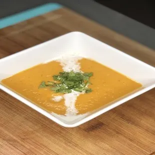 House made organic butternut squash soup
