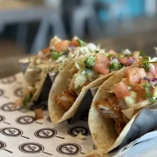 My wife said these tacos were really delicious fried fish tacos