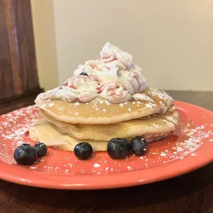 Blueberry pancakes