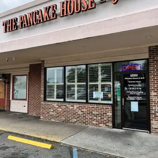 the front of the restaurant