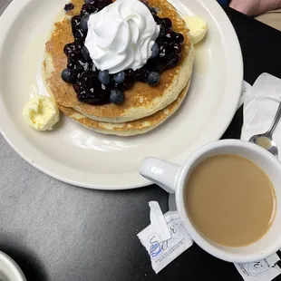 gluten free blueberry pancakes