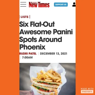 a sandwich and french fries