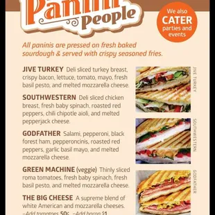 Our Current Menu