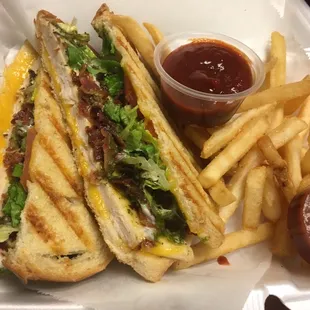 Panini CBR with 2 sides of Chipotle Ketchup
