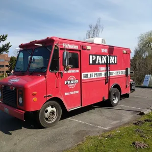 Their Food Truck...about to try their Pastrami Panini for the first time.