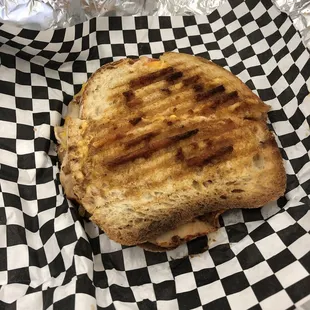 a grilled cheese sandwich