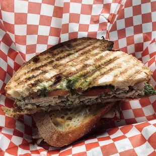 Pesto Turkey Panini