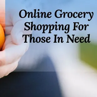 grocery shopping for those in need