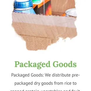 packaged goods
