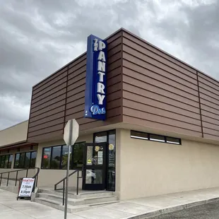 the front of the restaurant