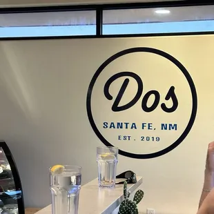 Interior of restaurant
