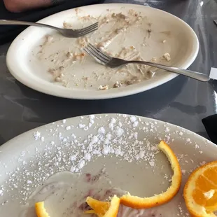 She never finishes her meals.