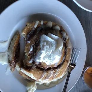 Cinnamon Roll Pancakes