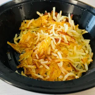Hash browns came with omelette
