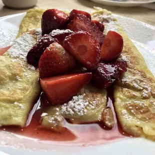 Strawberry Crepes