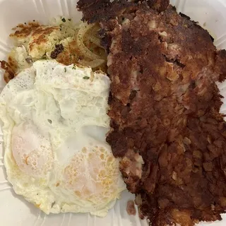 #5. Two Eggs with Corn Beef Hash