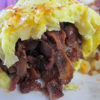 #19. Bacon and Avocado Omelet