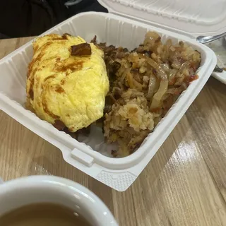 #22. Mushroom, Bacon and Avocado Omelet
