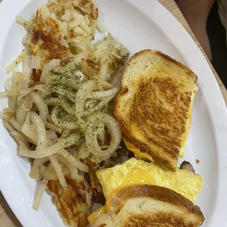 Grilled Breakfast Sandwich Special