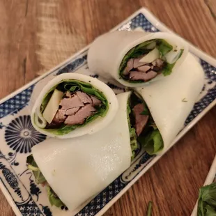 Duck Rolled Pho Noodles