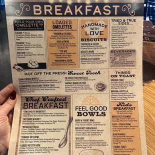 Breakfast Menu