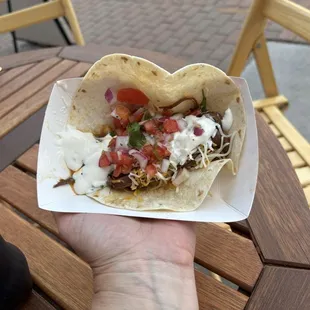 Compact taco