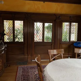 Library looking toward the plant room