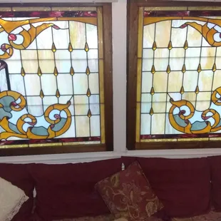 Chenille-- love the stained glass!