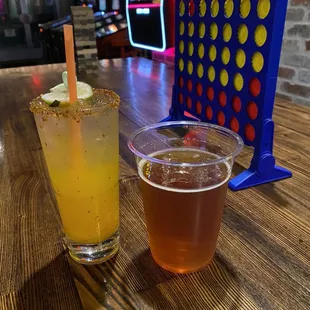 Margarita on tap and Pomona Queen