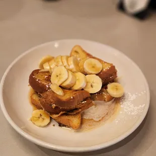 Caramel Banana French Toast
