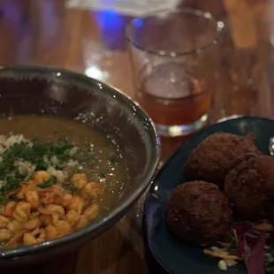 Gumbo (the hush puppies were fantastic)