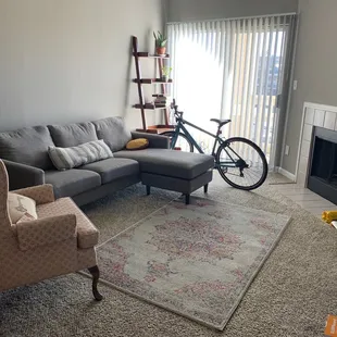 Living room after move in