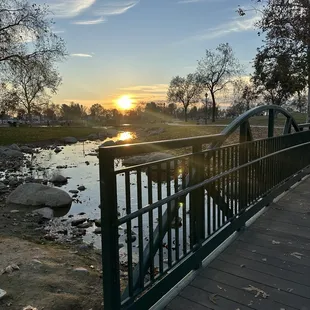 Sunsets are still so gorgeous during a stroll at the park