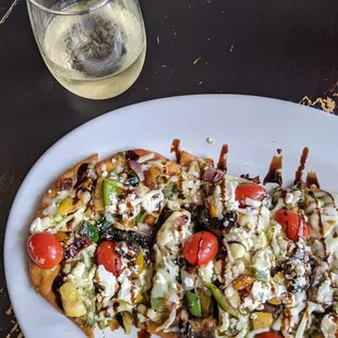 Roasted Veggie Flatbread