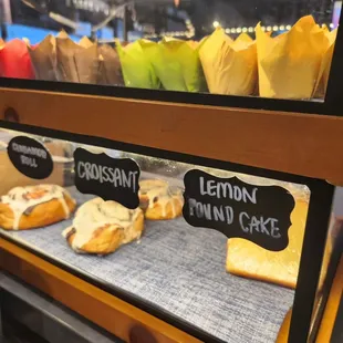 a variety of baked goods