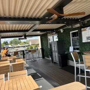 Outside seating