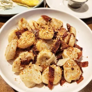 Pan Seared Pesto Gnocchi