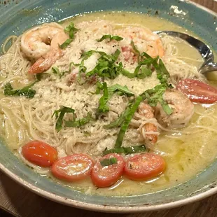 Capellini Scampi