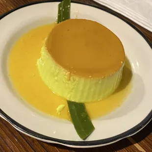 Buko Pandan Flan